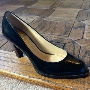 Cole Haan Patent Leather Black Nike Air Heels 6 B